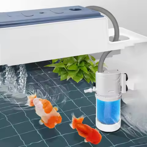 Silent Fish Tank Submersible Filter Removable Plastic Aquarium Filter Pump Water Circulation Pump 8W