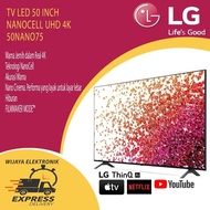TV LED 50 INCH LG 50NANO75 NANOCELL 4K SMART TV