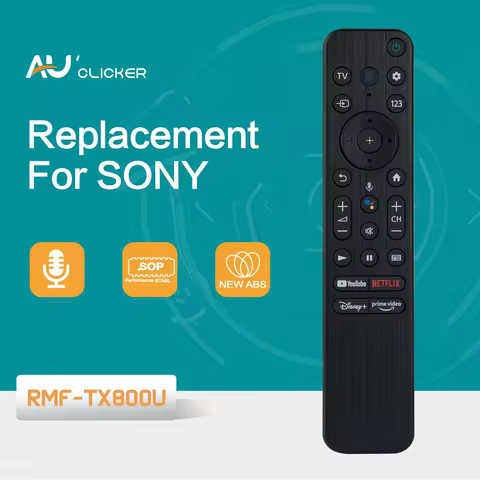 RMF-TX800U replacement remote control for Sony 4K TV XR-77A80K KD-65X85K KD-43X85K XR-65X95K KD-85X8