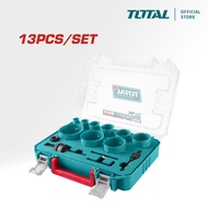 TOTAL Tools 13 Pcs Bi-Metal Hole Saw Set (19-64mm) TACSH0132