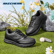 Skechers Women Work Nampa Slip Resistant Wyola Work Shoes - 77235-BLK Memory Foam