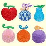 23cm One Piece Devil Fruit Plush Toy Anime Robin Flower-Flower Luffy Gum-Gum Chopper Op-Op Edward Te