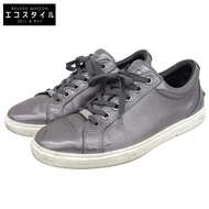 รองเท้าผ้าใบหุ้มข้อต่ำ Jimmy Choo สีเงินเมทัลลิกประดับหมุดรูปดาว สำหรับผู้ชาย ขนาด 27.0 ซม. และ 42 ซ