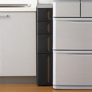 日本squ+ Storanti日製17面寬抽屜式隙縫收納櫃附輪(2S+1M+1LL)