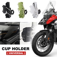 Motorcycle 32-77mm Bottle Cage Automatically Adjust Size Water Cup Holder For 22-32mm Rod Mountain R