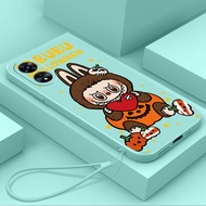เคสสำหรับ A78 OPPO A38 4G A18 4G เคส Labubu นุ่มเคสกันกระแทกป้องกันเลนส์