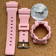 Glossy Pink BA110 BA120 BA111 BA130 BA112 Baby G STRAP AND BEZEL WITH TOOLS G Shock Strap