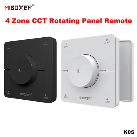 Miboxer K0S 2.4GHZ 86 Knob 4 Zone Panel Remote Adjust Color Temperature Brightness Dual white LED Di