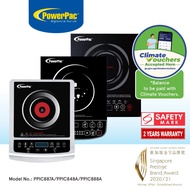 [NEA CLIMATE VOUCHER $400] PowerPac Steamboat Induction Cooker, Preset Functions, 1800W (PPIC887A/PP