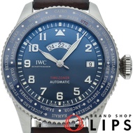 萬國錶(IWC)飛行員系列世界時腕錶 小王子限量版 IW395503。附原廠錶盒、保固卡、不鏽鋼/陶瓷/皮革錶帶。男士腕錶，藍色。翻新。成色極佳。 [二手]