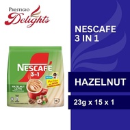 Nescafe Latte 3 in 1 Hazelnut Premix Coffee 15s x 23g