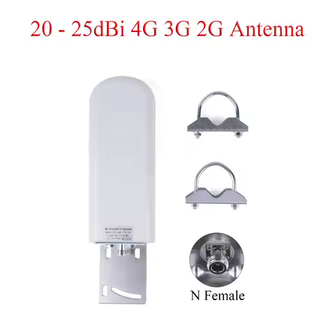 Antenna and External Wire 20-25dBi 4G LTE N Female 698-2700MHz 4G 3G 2G Outdoor Antenna