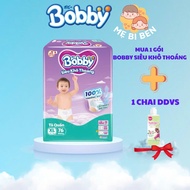 [TẶNG QUÀ] Tã/bỉm quần Bobby ULTRA+ Siêu tiết kiệm Size M96/L88/XL76/XXL70 Miếng/ 1 Gói