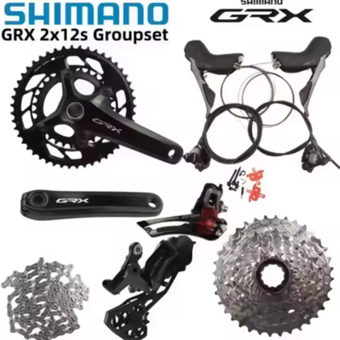 Shimano GRX 2x12s RX820 Groupset Hydraulic Disc Brakes Set For Gravel Bike Bicycle New Arrive