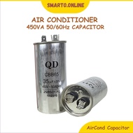 QD CBB65 Air Conditioner Capacitor Air Condition (450VAC 50/60Hz) Kapasitor Aircond