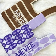 MEVEE Y99 Beg Rajut Moden & Cantik Beg Berkualiti Tinggi Kapasiti Besar untuk Wanita Yang Bergerak