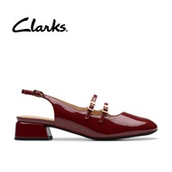 Clarks Womens Daiss30 Dazz - Red Patent Kasut Perempuan