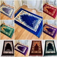 TURKEY PRAYER RUGS WITH THICK TASSELS, ANTI-CANDY FEET, PAIN, LARGE SIZE 70 X 110CM, PREMIUM QUALITY