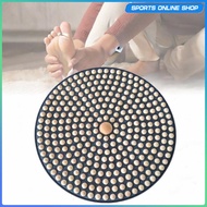 [Beauty] Foot Massagers Mat Wood Foot Acupressure Mat Reflexology Stand up Flexible