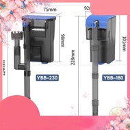 Waterfall Filter YBB-180 / YBB-230 | Compact, Quiet Waterfall Filter, Optional Scum Filter for Aquar