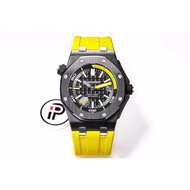 Spot GoodsipNew Color MatchingIP.FACTORYReshaping Legend——Aibi15706Size42mm*13.9mmCarbon Fiber Case Synchronous Original3120Movement Automatic Mechanical Men's Waterproof Diving Natural Tape Can Be Matched with Black Tape