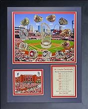 Legends Never Die St. Louis Cardinals World Series Rings and Championships Collage Photo Frame, 11" x 14"