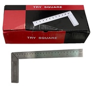BjA - SIKU METER TUKANG 10 INCH DIAMOND - PENGGARIS BESI SUDUT 25 CM