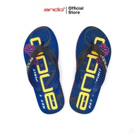 Ando Official Gyokko Flip-flops for Men - Black andbiru/