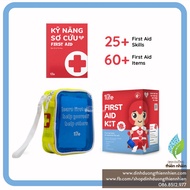 [HCM]Túi Sơ Cứu Hero First Aid Kit 1Life Kèm Sách Kỹ Năng Sơ Cứu Màu Xanh Vàng