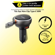 Mcdodo FreeGo 80W Charger with Retractable Cable | 3 Charging Ports Including Type-C + USB and Type-