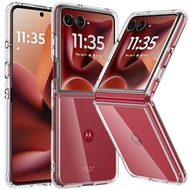 Ốp trong suốt cho Motorola RAZR 60 Ultra 50 Ulra RAZR + 2025 2024 RAZR Plus 60 Pro chống sốc PC cứng
