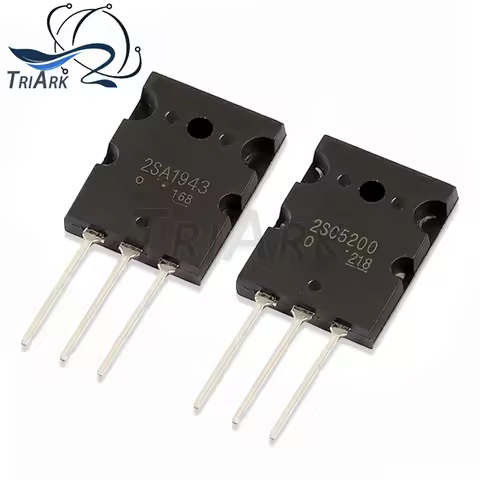 10PCS 2SC5200 2SA1943 TO-3P C5200 5200 A1943 TO3PL Transistor 5Pairs (2SC5200 +2SA1943) Each 5pcs