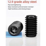 12.9 Level Flat End Tightening Machine Meter Screw Headless Hexagonal Kimi Screw Top Thread M2M3M4N5