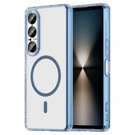 For Sony Xperia 1 VII, 10 VII Case ELVEV Beautiful Hard PC Anti-scratch Transparent Suction Phone Co