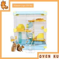 PREMIUM 4 LEVEL Hamster Cage Hamster House/Small Animal Cage Sugar Glider Cage/ Sangkar Hamster 4 Ti