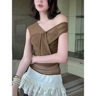 GORGHAUS - MURMUR TOP mesh bustier TOP