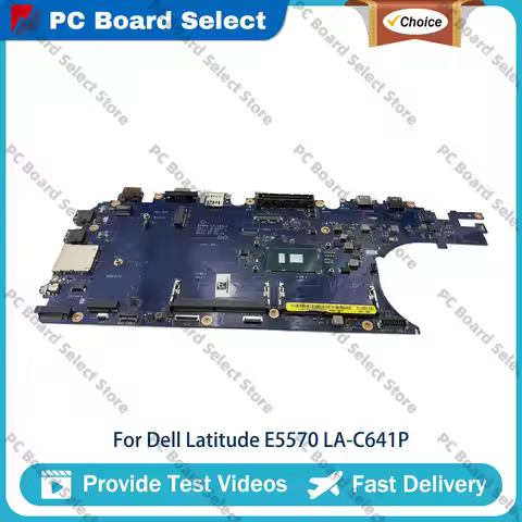 Laptop Motherboard For DELL Latitude E5570 3510 ADM80 LA-C641P with I3 I5 I7 CPU DDR4 03MCRF 0JCMFT 
