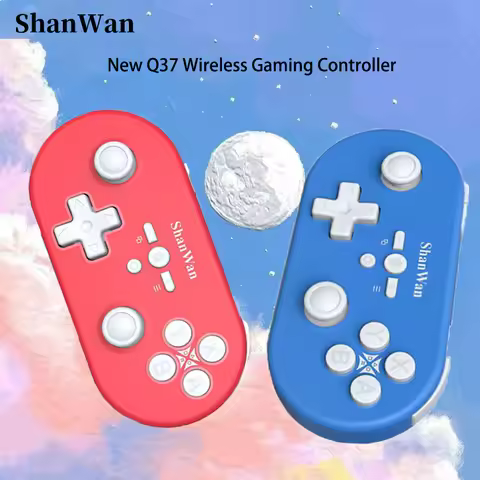 Shanwan Q37 Wireless Gaming Controller Bluetooth Mini Gamepad Micro For Switch PS4 Android iOS PC wi