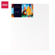Deli Finenolo Cotton Canvas Board Panel Frame For Acrylic & Oil Painting Drawing White Frame Kanvas 
