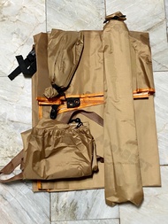 สินค้าพร้อมส่ง Awning ออนนิ่งข้างรถ เต็นท์ข้างรถ ผ้าใบข้างรถ สำหรับแคมป์ปิ้งหรืองานต่างๆได้ มี2ขนาด 