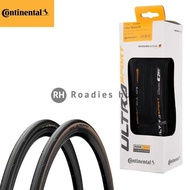 Continental Ultra Sport 3 700C Clincher Black Tire Brown/