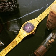 1970 金色瑞士古董機械錶