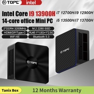 TOPC MINI PC Intel i9 12900H /13900H/i7 13700H DDR4 3200mhz M.2 2280 SSD Desk Gaming Mini Pc