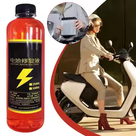 500ML Car Battery Repair Liquid Solution Battery Acid Solution For Battery Renewal Acid Battery Rest