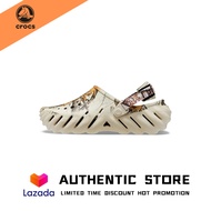 [AUTHENTIC] COUNTER SALE Crocs Echo Clog " Beige " SNEAKERS 208232 - 2Y2 DISCOUNT SALES