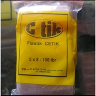 Plastic clip bag 5x8 6x10