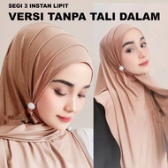 Instant Triangle Jersey Pleated Hijab | Special Event 2.2