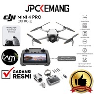 DJI Mini 4 Pro Drone Camera DJI Drone with DJI RC 2 JPC KEMANG GARANSI RESMI