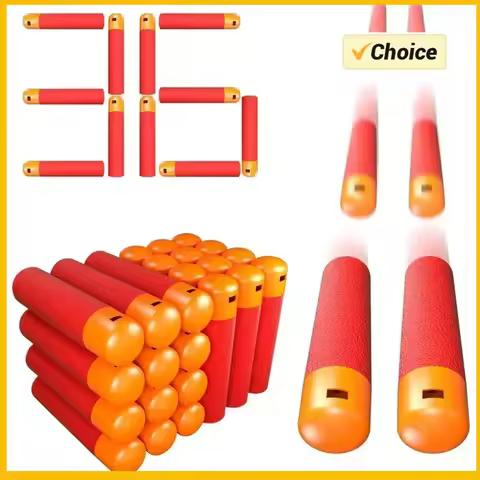 H9.5cm Soft EVA Foam Bullets Refill Darts for N-Strike Elite Mega Series Blasters Guns for Children 