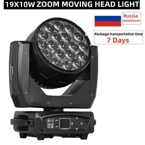 19x10w zoom moving head light rgbw 4-in-1 19x10w Zoom led wash light/beam spot lightProfessional sta